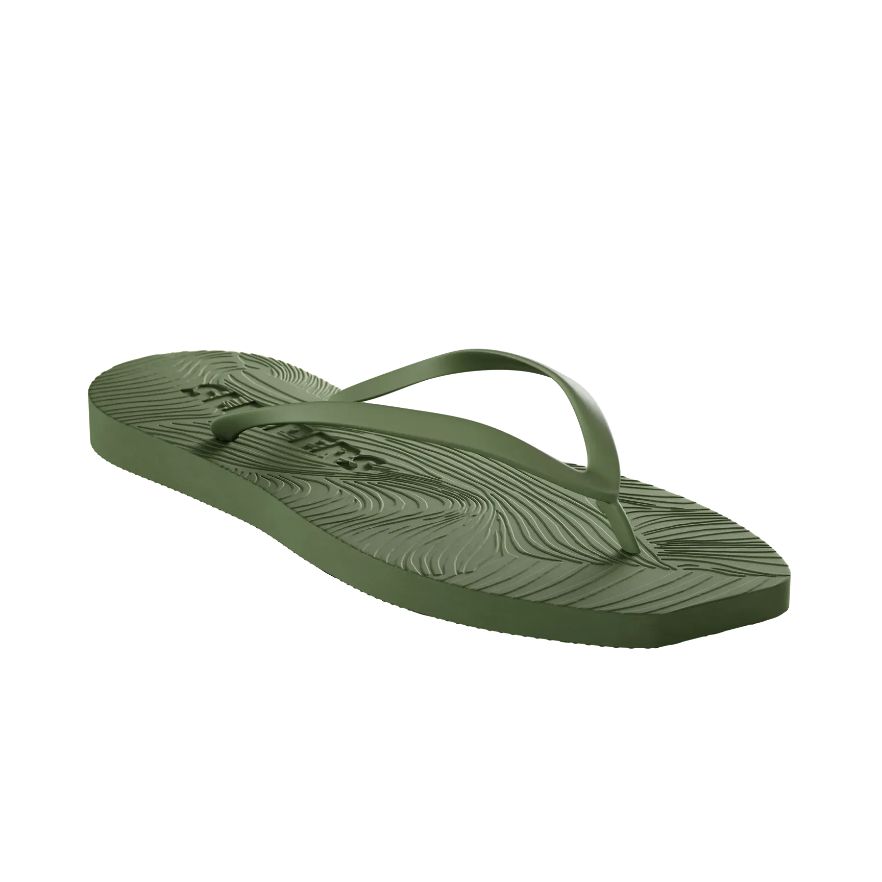 Tapered Green Flip Flop