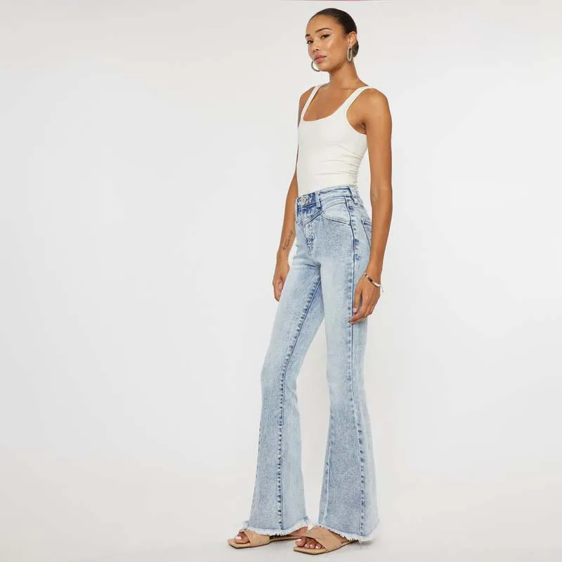 The Ashton High Rise Flare Jeans