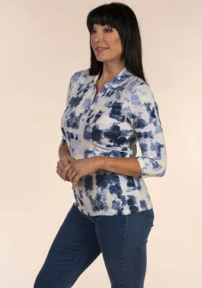 Tiedye Collar Top