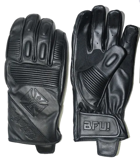 WCC - BFU LEATHER RIDING GLOVE - Black