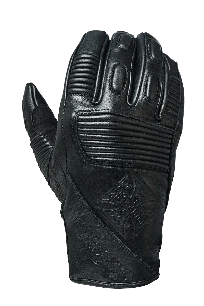 WCC - BFU LEATHER RIDING GLOVE - Black