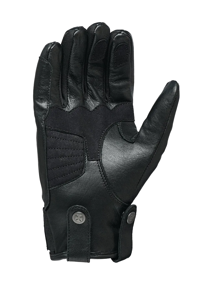 WCC - GRUNGE LEATHER RIDING GLOVE - Black