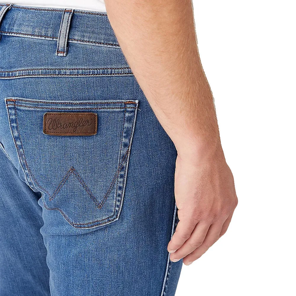 Wrangler Stretch Jeans - Greensboro 'Bright Stroke'